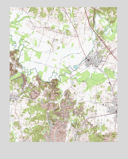 Hartford, KY USGS Topographic Map