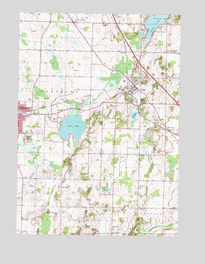 Hartford East, WI USGS Topographic Map