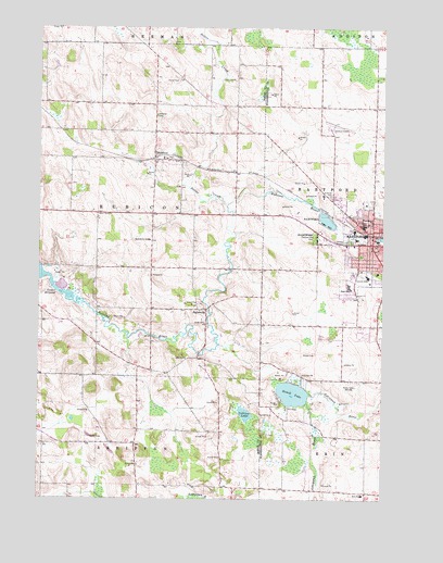 Hartford West, WI USGS Topographic Map
