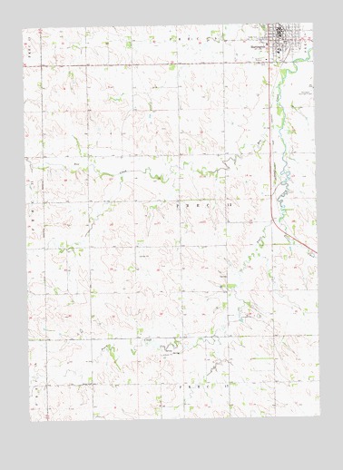 Hartington, NE USGS Topographic Map
