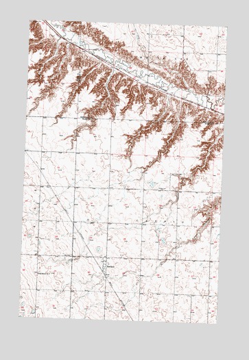 Hartland, ND USGS Topographic Map