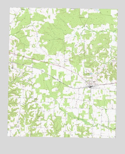 Avery, TX USGS Topographic Map