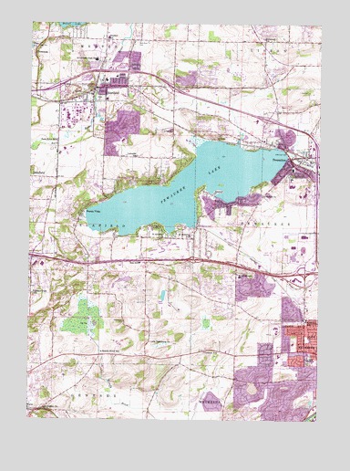 Hartland, WI USGS Topographic Map