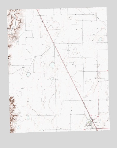 Hartley, TX USGS Topographic Map