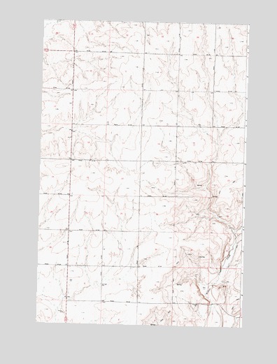 Hartline SE, WA USGS Topographic Map