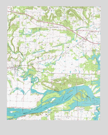 Hartman, AR USGS Topographic Map
