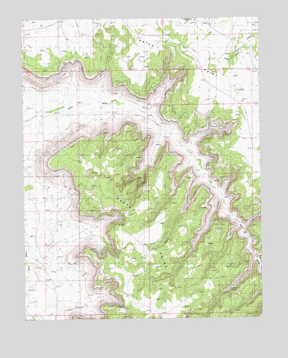 Harts Point North, UT USGS Topographic Map