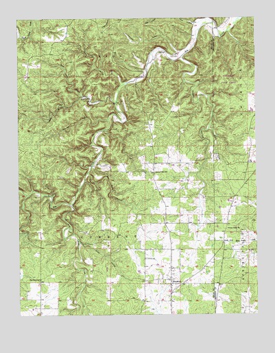 Hartshorn, MO USGS Topographic Map