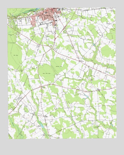 Hartsville South, SC USGS Topographic Map