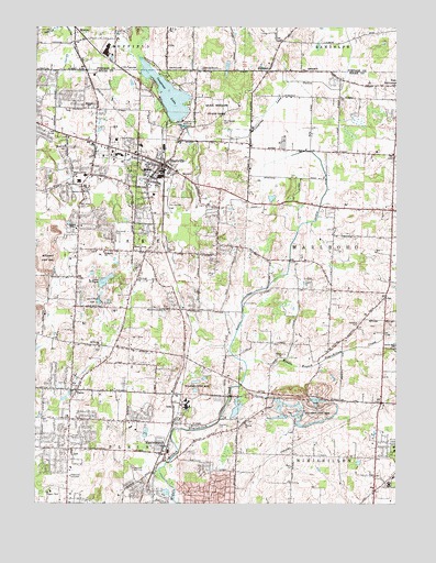Hartville, OH USGS Topographic Map