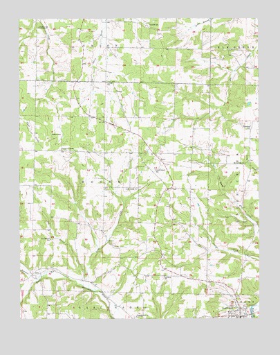 Hartville, MO USGS Topographic Map