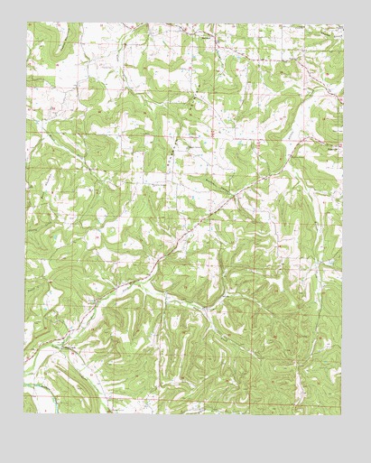Hartwell, AR USGS Topographic Map
