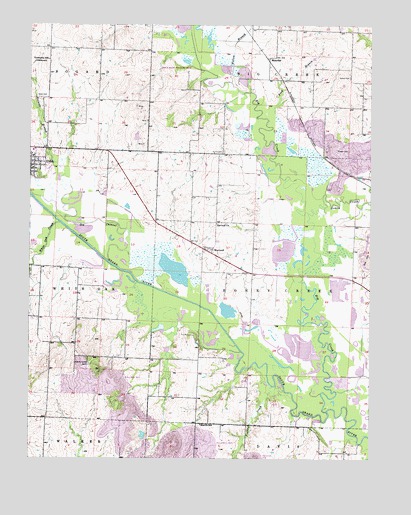 Hartwell, MO USGS Topographic Map