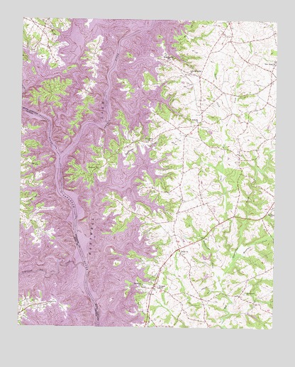 Hartwell NE, SC USGS Topographic Map