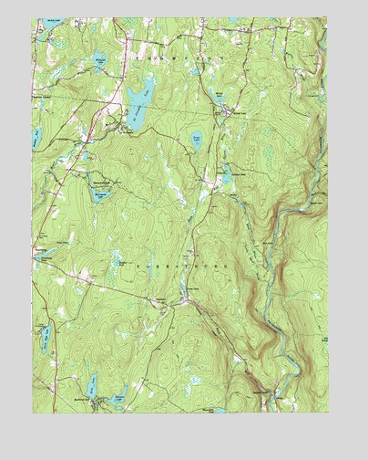 Hartwood, NY USGS Topographic Map