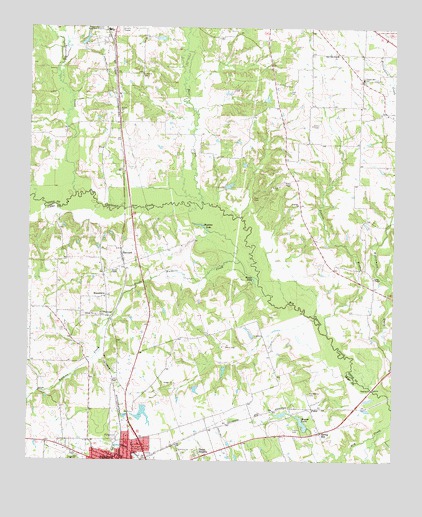 Harvard, TX USGS Topographic Map