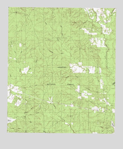 Harvey Creek, TX USGS Topographic Map
