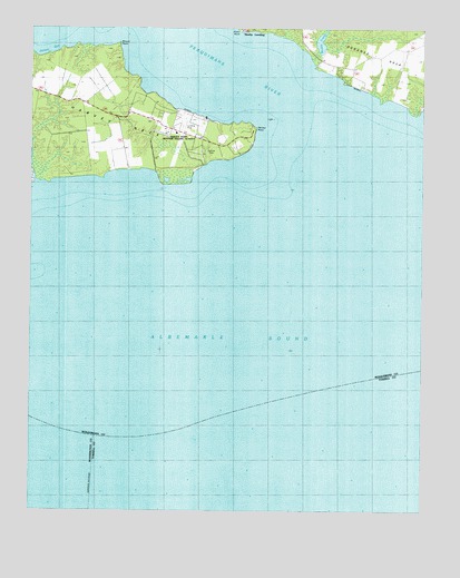 Harvey Neck, NC USGS Topographic Map
