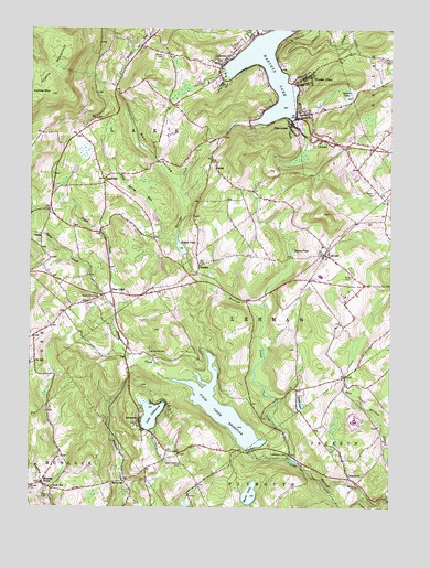 Harveys Lake, PA USGS Topographic Map