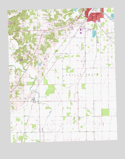 Harviell, MO USGS Topographic Map