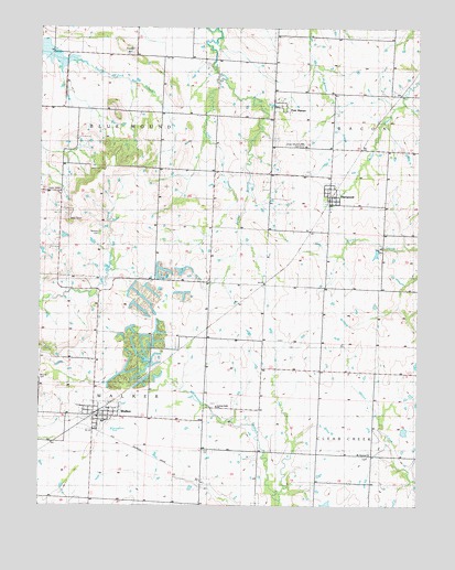 Harwood, MO USGS Topographic Map