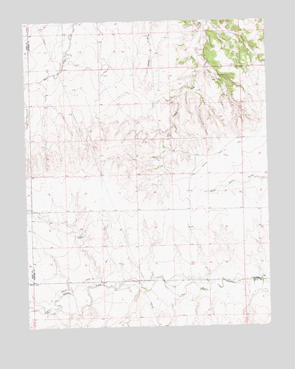 Hasser Ranch, CO USGS Topographic Map