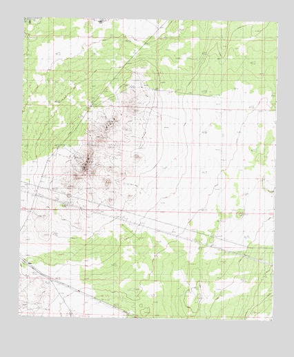 Aden Hills, NM USGS Topographic Map
