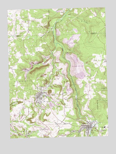 Hastings, PA USGS Topographic Map