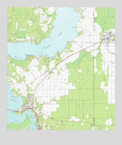 Hastings, FL USGS Topographic Map