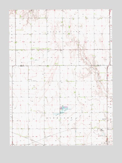 Hastings NW, NE USGS Topographic Map
