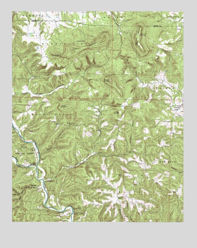 Hasty, AR USGS Topographic Map