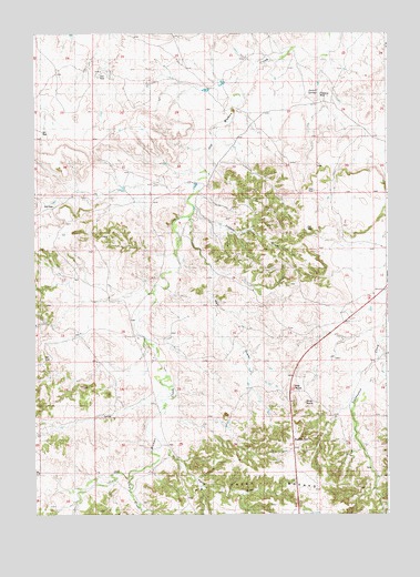Hat Rock, WY USGS Topographic Map