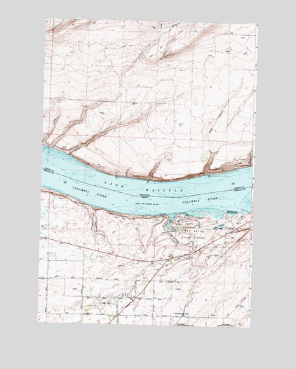 Hat Rock, OR USGS Topographic Map