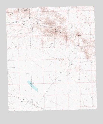 Hat Top Mountain, NM USGS Topographic Map