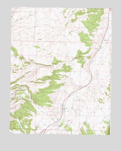 Hatch, UT USGS Topographic Map
