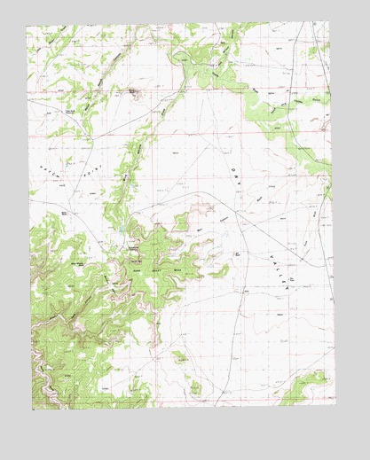 Hatch Rock, UT USGS Topographic Map