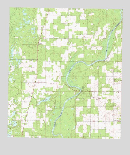Hatchbend, FL USGS Topographic Map