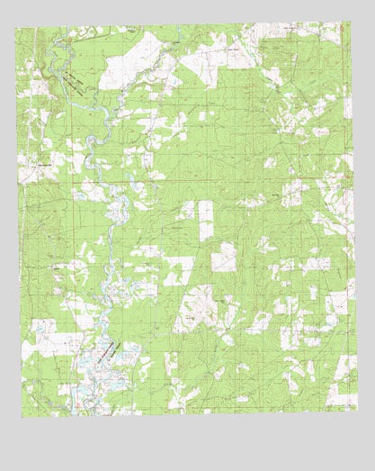 Hatchersville, LA USGS Topographic Map