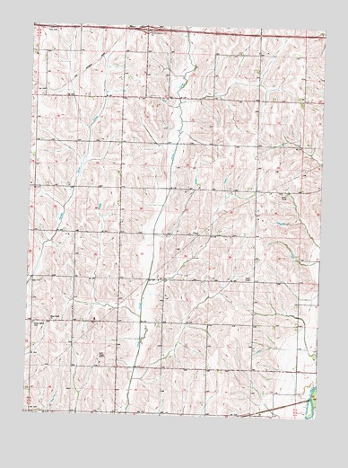 Avoca NW, IA USGS Topographic Map