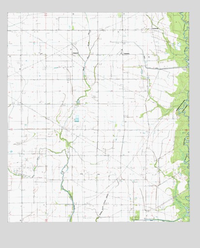 Hathaway, LA USGS Topographic Map