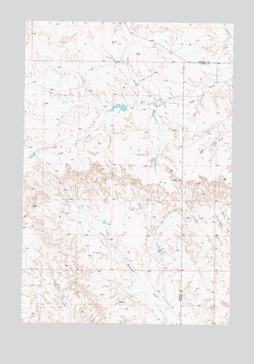 Hathaway NW, MT USGS Topographic Map