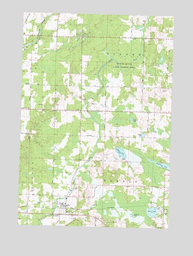 Hatley, WI USGS Topographic Map