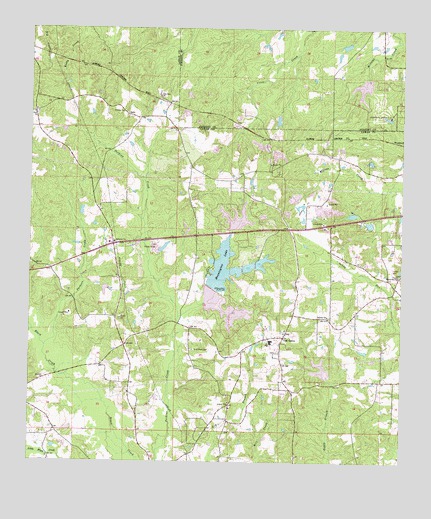 Hattiesburg SW, MS USGS Topographic Map