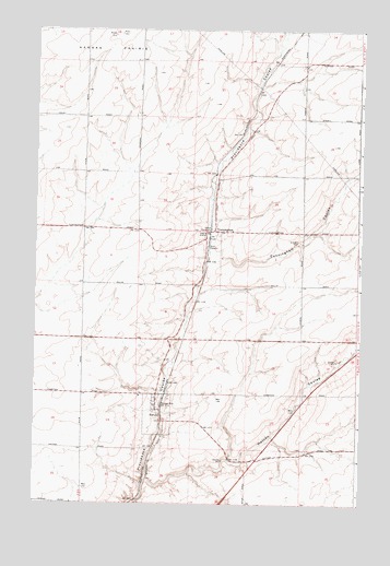 Hatton, WA USGS Topographic Map