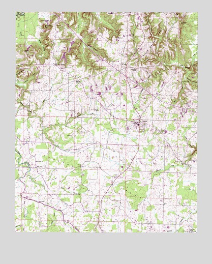 Hatton, AL USGS Topographic Map