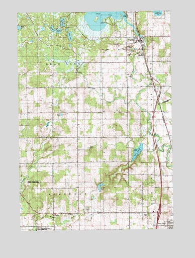 Haugen, WI USGS Topographic Map