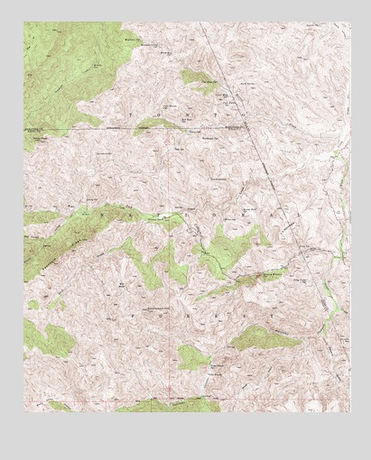 Haunted Canyon, AZ USGS Topographic Map