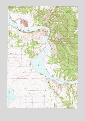 Hauser Lake, MT USGS Topographic Map