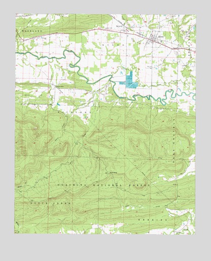Havana, AR USGS Topographic Map