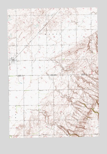 Havana, ND USGS Topographic Map